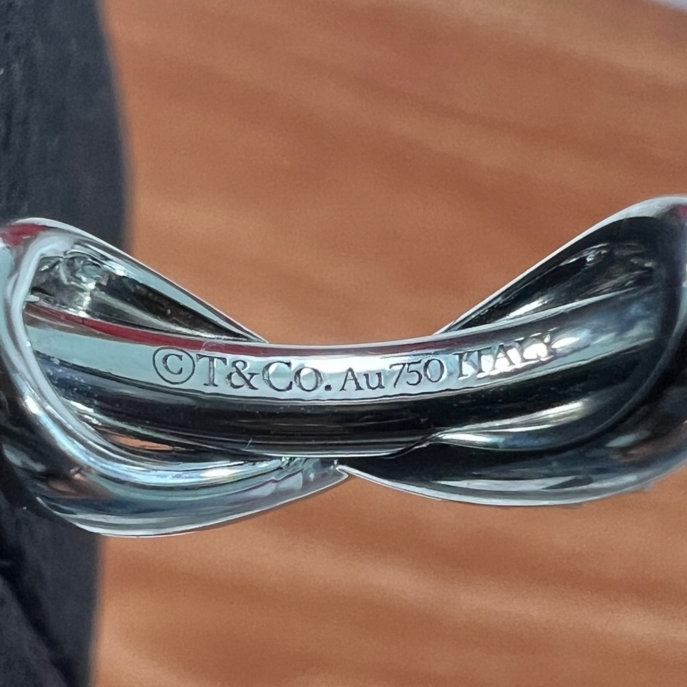 Beautiful white gold and diamond ring. Tiffany‎ and co - Picture 4 of 4